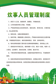 学校食堂制度海报