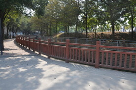 河道仿古仿木园林护栏