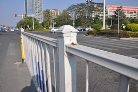 城区市政护栏特写