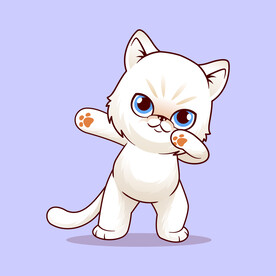 卡通小猫咪