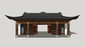 中式大门
