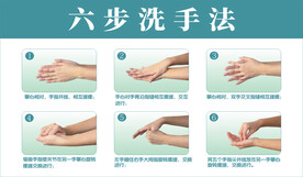六步洗手法