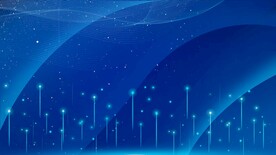 蓝色商务会议背景