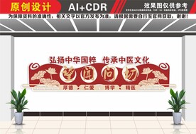 中医文化望闻问切文化墙