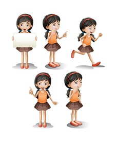 卡通女孩