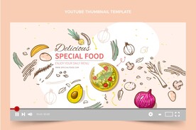 手绘美食  