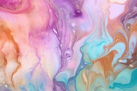 流体框画 