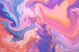 流体框画