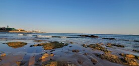 海边吹风