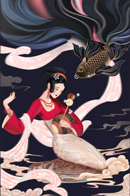 古代美女插画