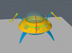 C4D模型 宇宙飞船