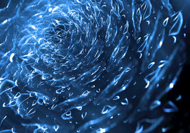 蓝色抽象粒子背景