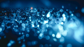 蓝色抽象粒子背景