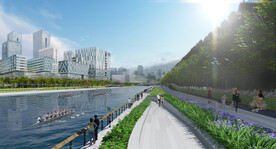 滨水步道效果图