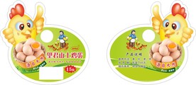 土鸡蛋标签