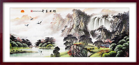 山水风景画 装饰画