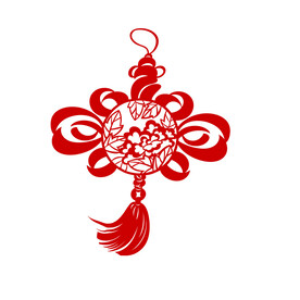 中国结  节日  红色  