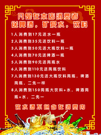 酒水菜单