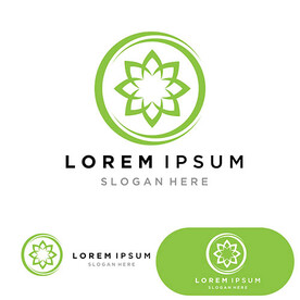 几何对称创意标志