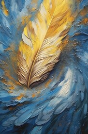 羽毛装饰画 