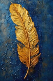 羽毛装饰画 