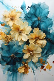 花朵框画 