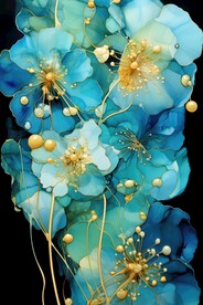 花朵框画 