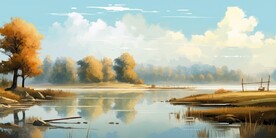 风景油画 