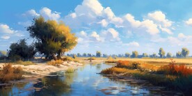 风景油画 