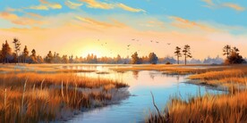 风景油画 