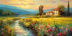 风景油画 