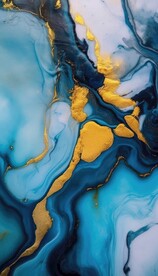 流体框画 玄关流体画 海洋抽象