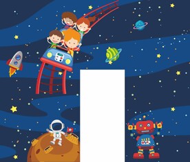 卡通星空