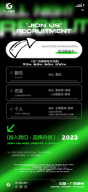 酒吧招聘海报