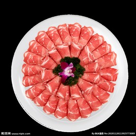羊肉片圆盘