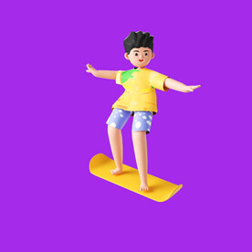 3D动画男孩 