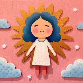 小女生插画 