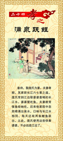 24孝 涌泉跃鲤
