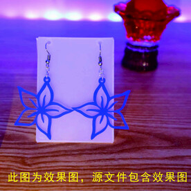 花朵耳环 