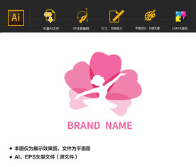 舞蹈瑜伽培训logo