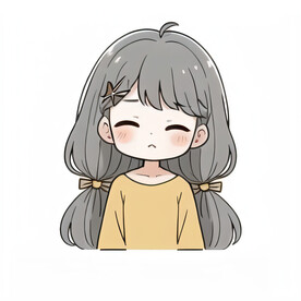 手绘卡通女孩
