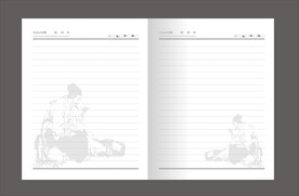 中医 中药笔记本内页 