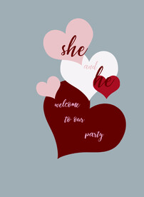 爱心布置背景板