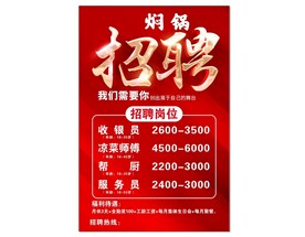招聘海报
