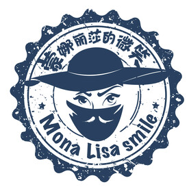 神秘蒙面女侠头像印章