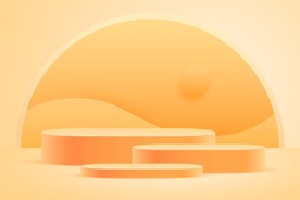 日落商品海报背景图片