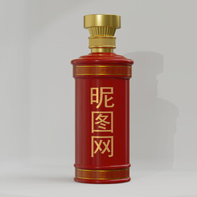高端酒瓶样机