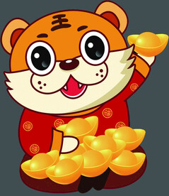 卡通老虎