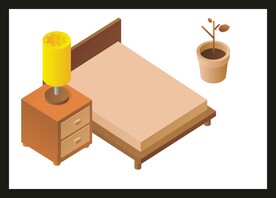 手绘卡通家具 