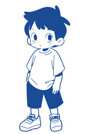 卡通男孩